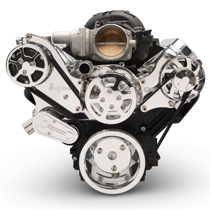 LS CHEVY ELITE SERPENTINE PULLEY KIT