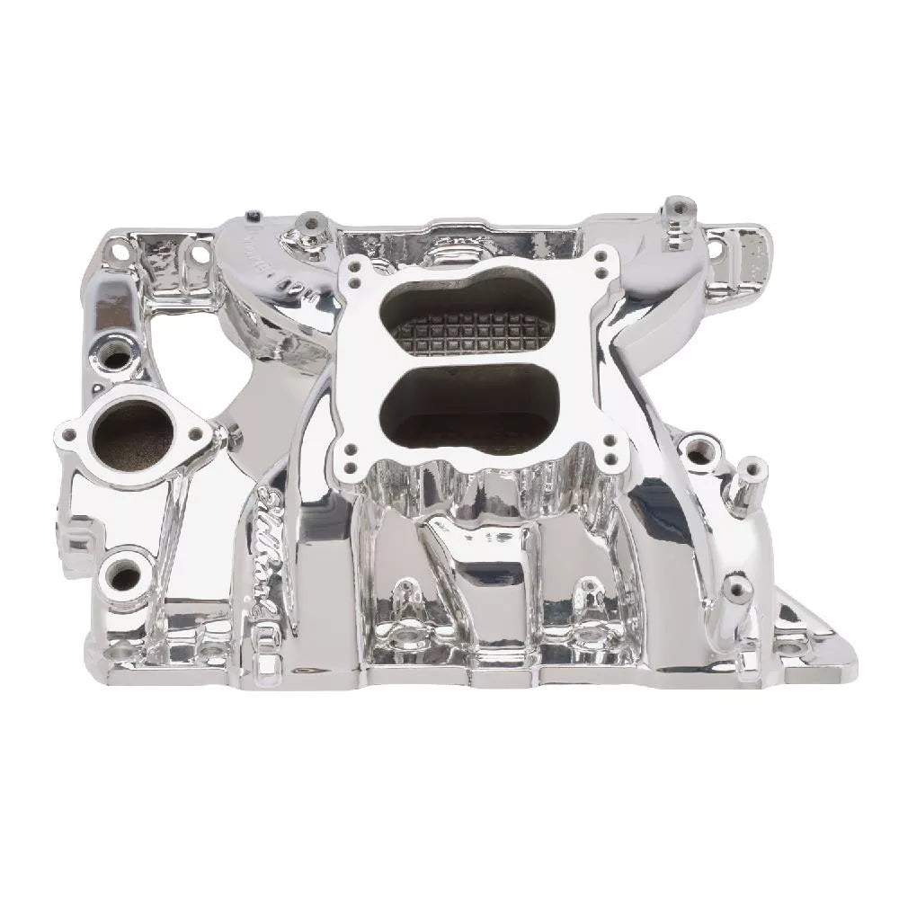 EDELBROCK #71564 - Performer RPM Intake Manifold for Pontiac V8 - EnduraShine