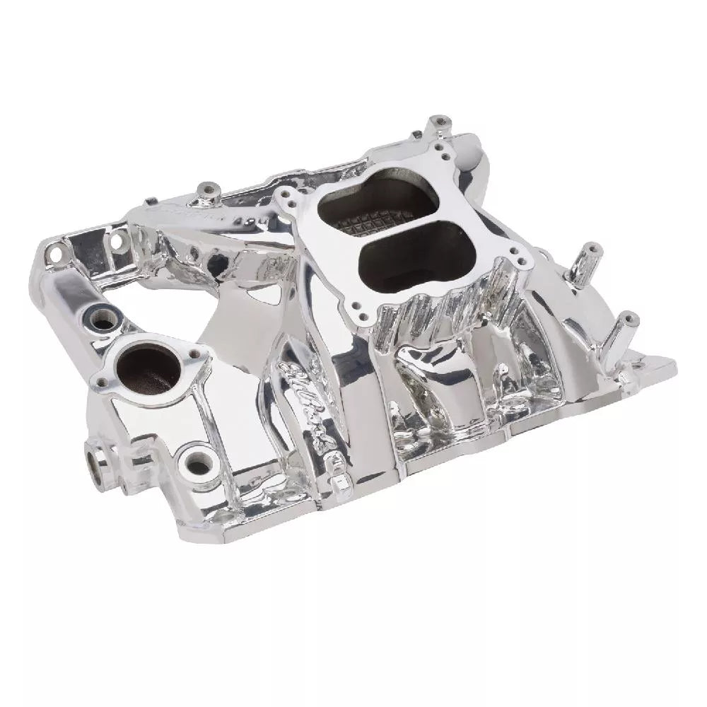 EDELBROCK #71564 - Performer RPM Intake Manifold for Pontiac V8 - EnduraShine