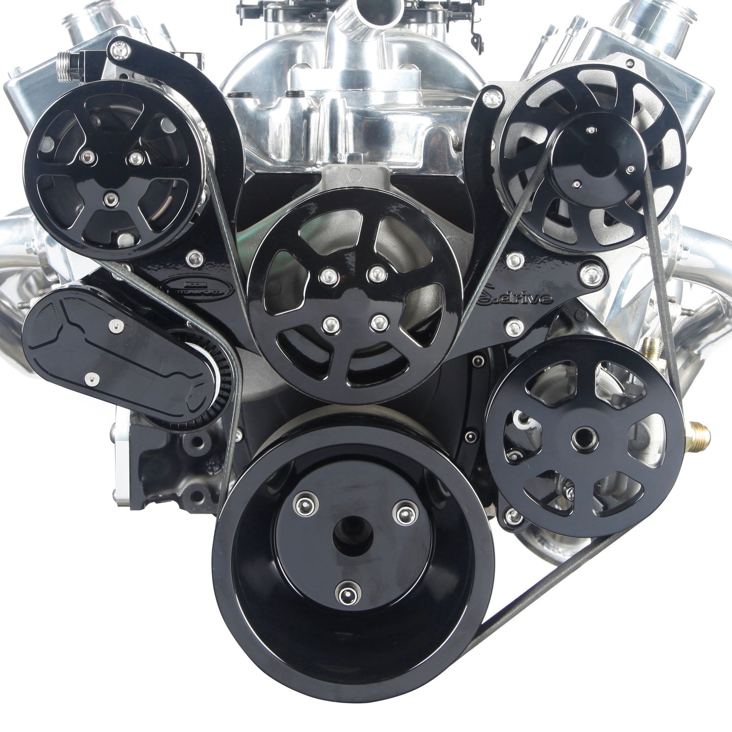 Eddie Motorsports - 6-Rib Serpentine Kit for Small-Block Chevy
