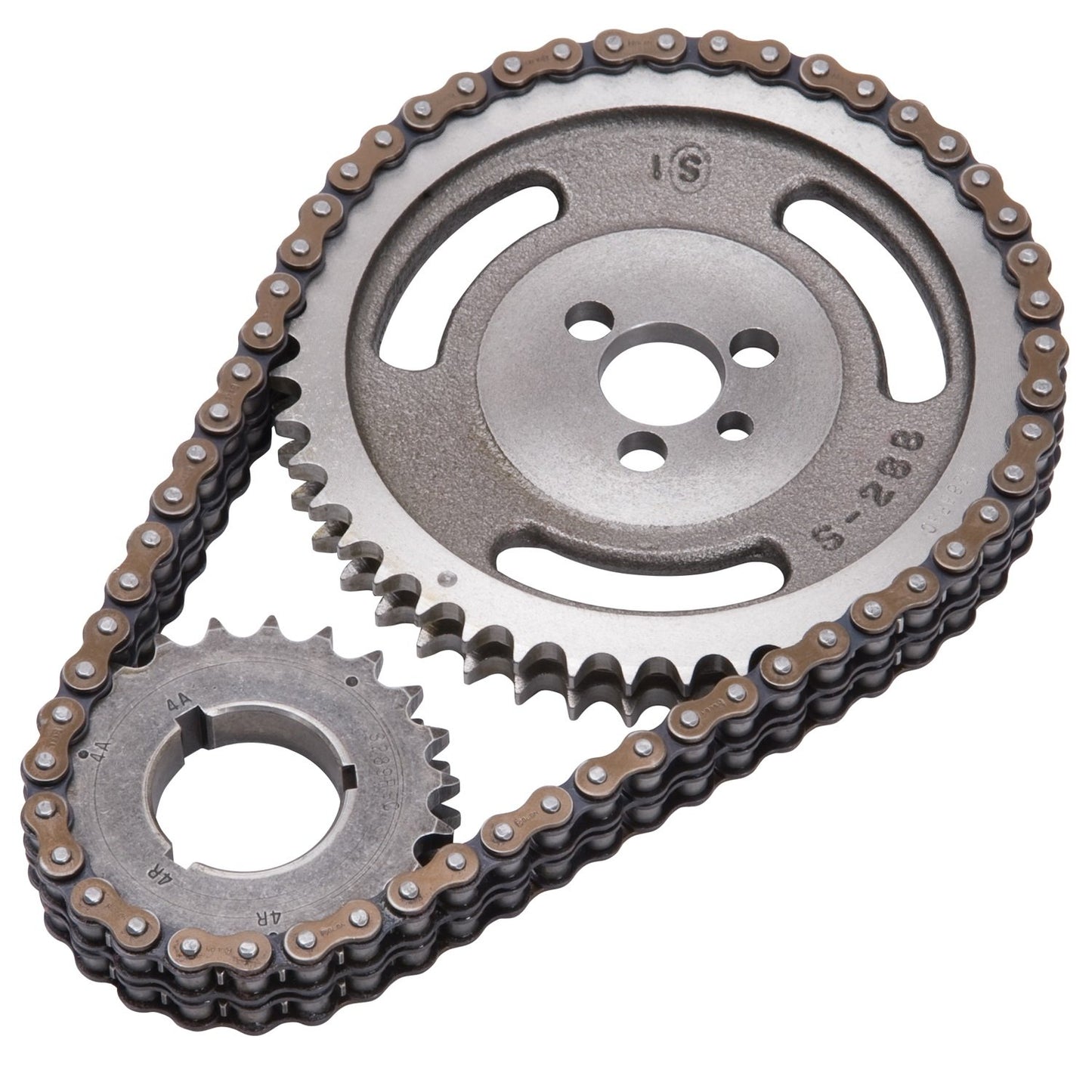 EDELBROCK #7800 - Double-Roller Timing Chain Set for SBC & Chevy V6