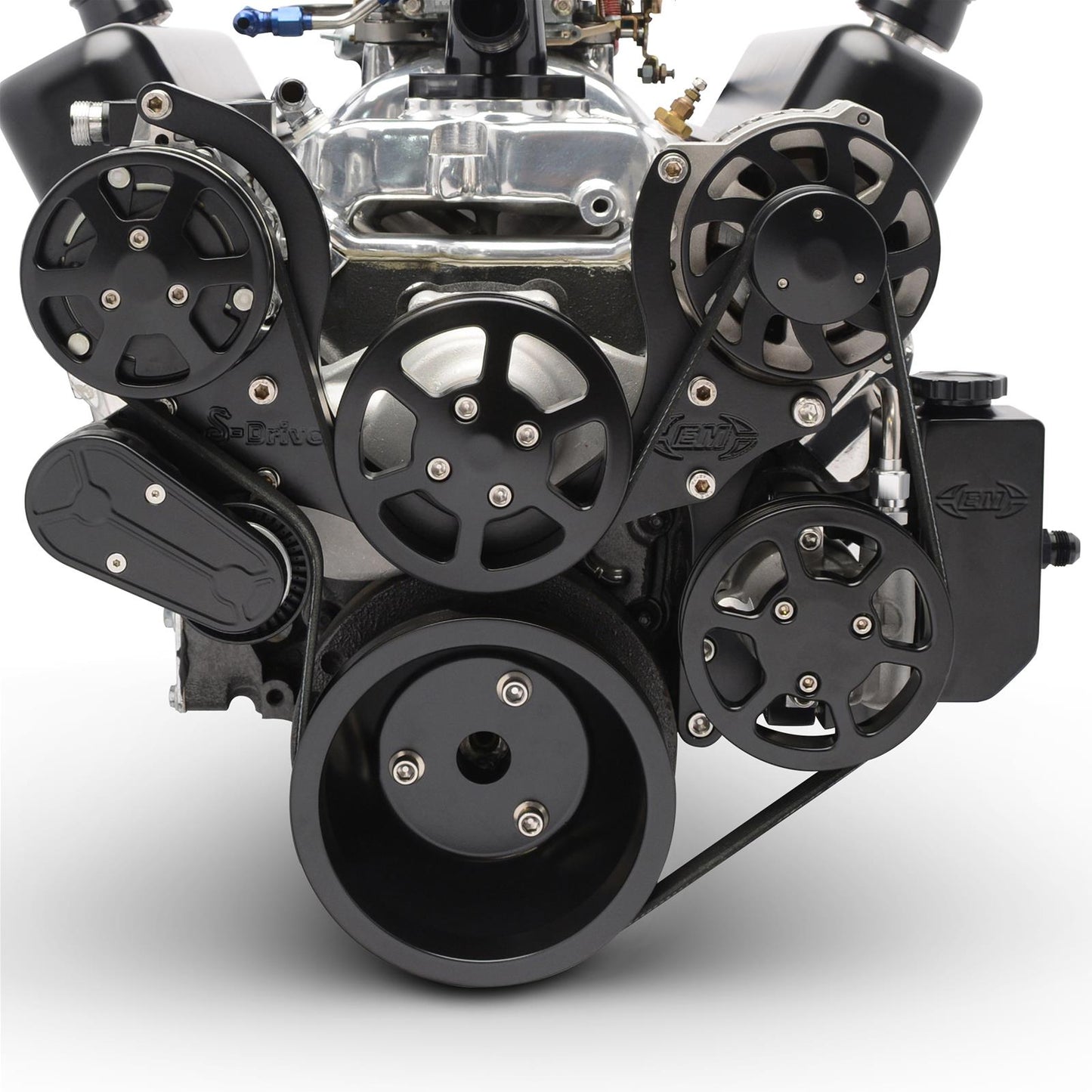 Eddie Motorsports - 6-Rib Serpentine Kit for Small-Block Chevy