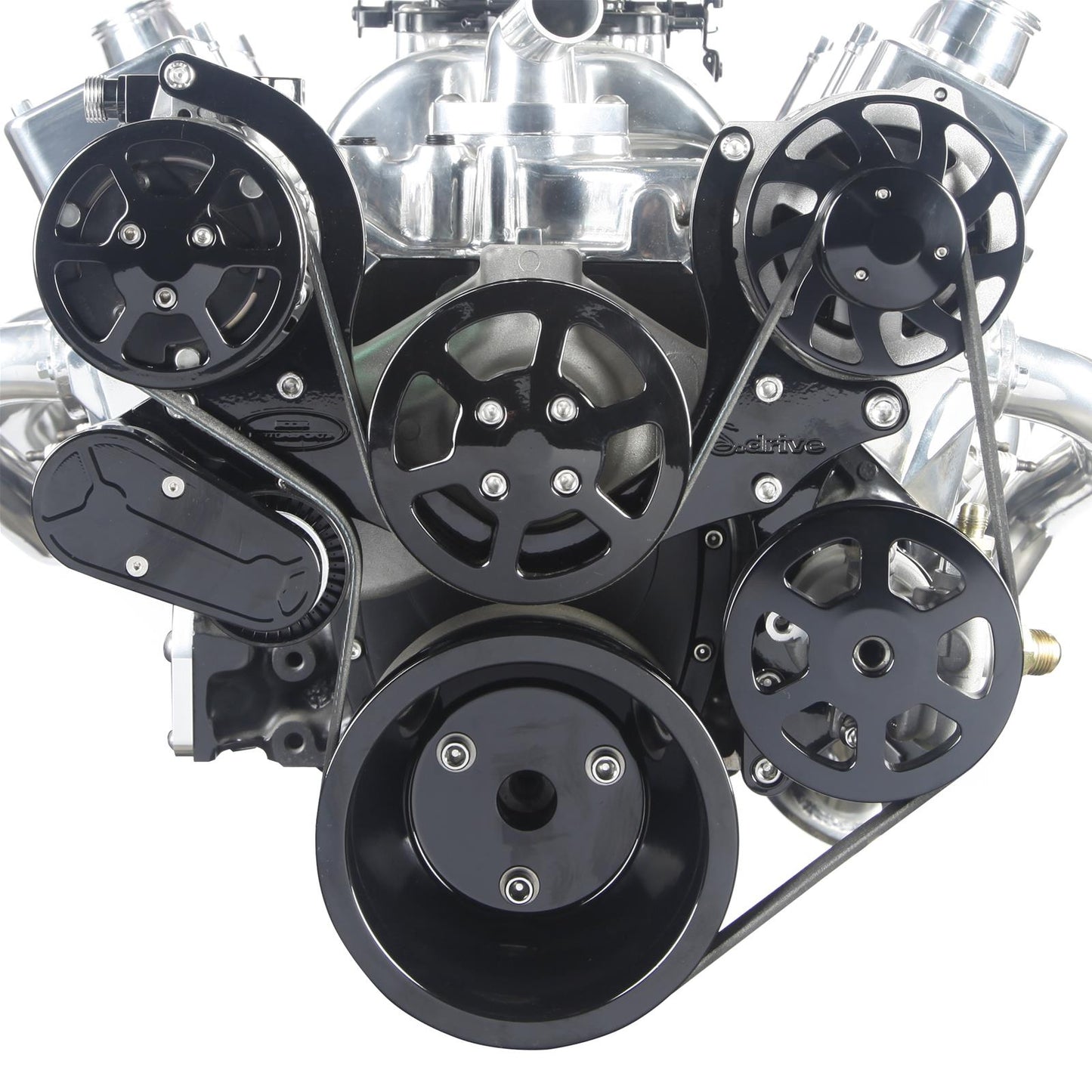 Eddie Motorsports - 6-Rib Serpentine Kit for Small-Block Chevy
