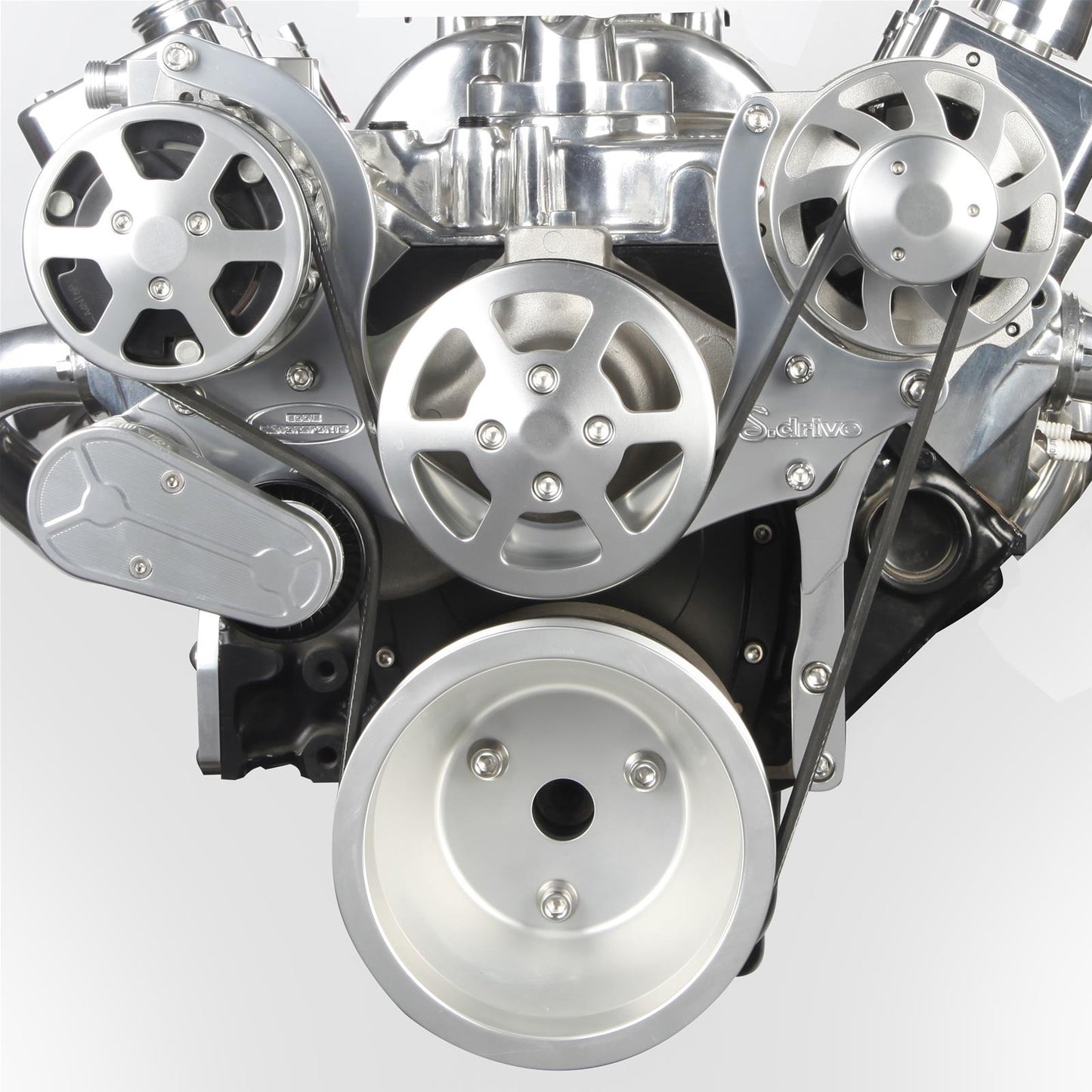 Eddie Motorsports - 6-Rib Serpentine Kit for Small-Block Chevy