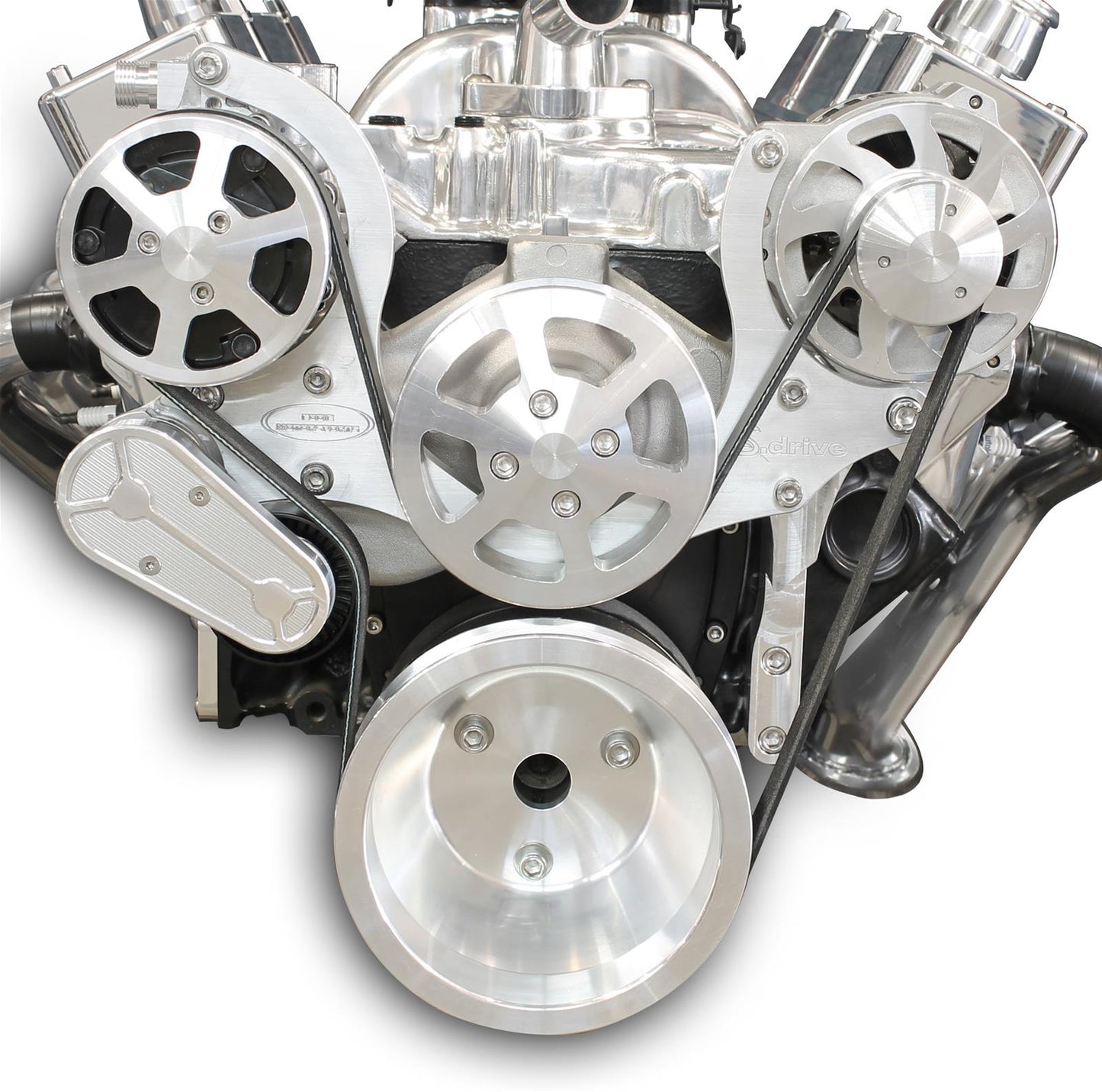 Eddie Motorsports - 6-Rib Serpentine Kit for Small-Block Chevy