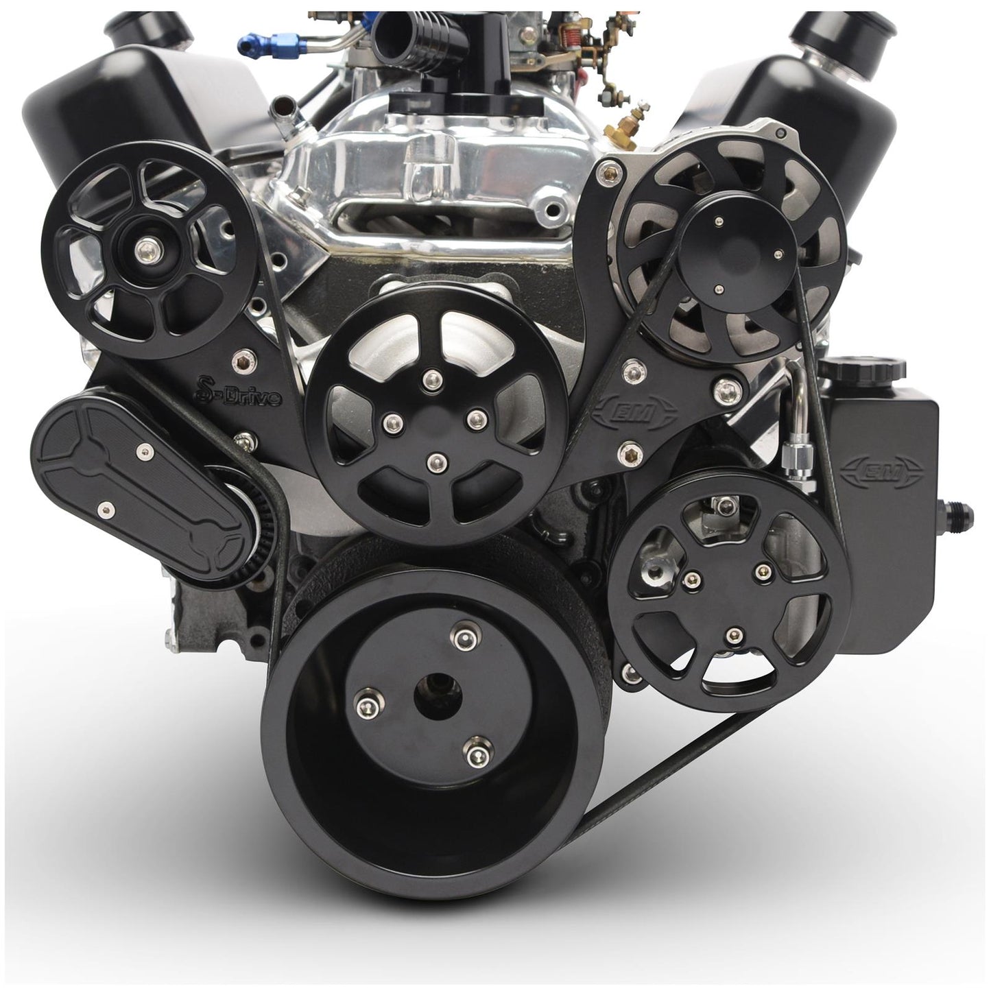 Eddie Motorsports - 6-Rib Serpentine Kit for Small-Block Chevy