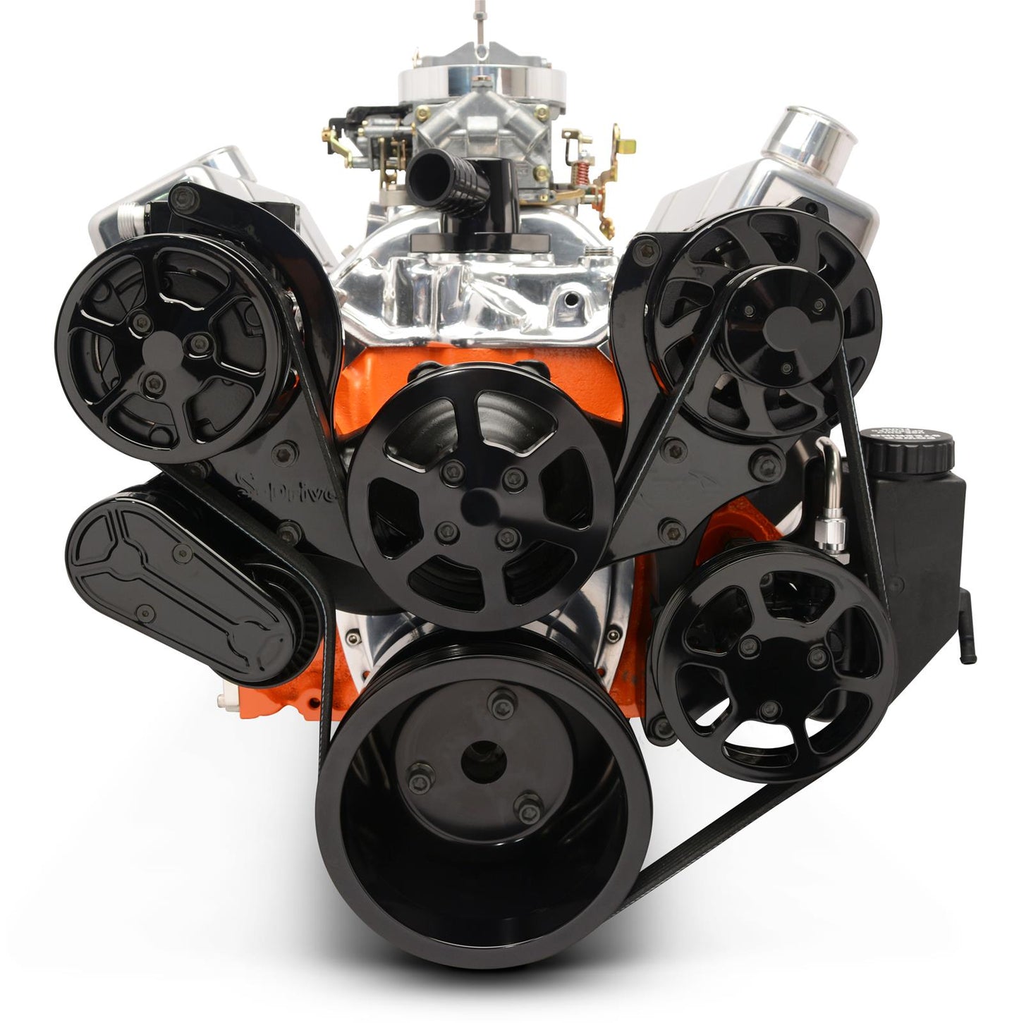 Eddie Motorsports - 8-Rib Serpentine Kit for Small-Block Chevy