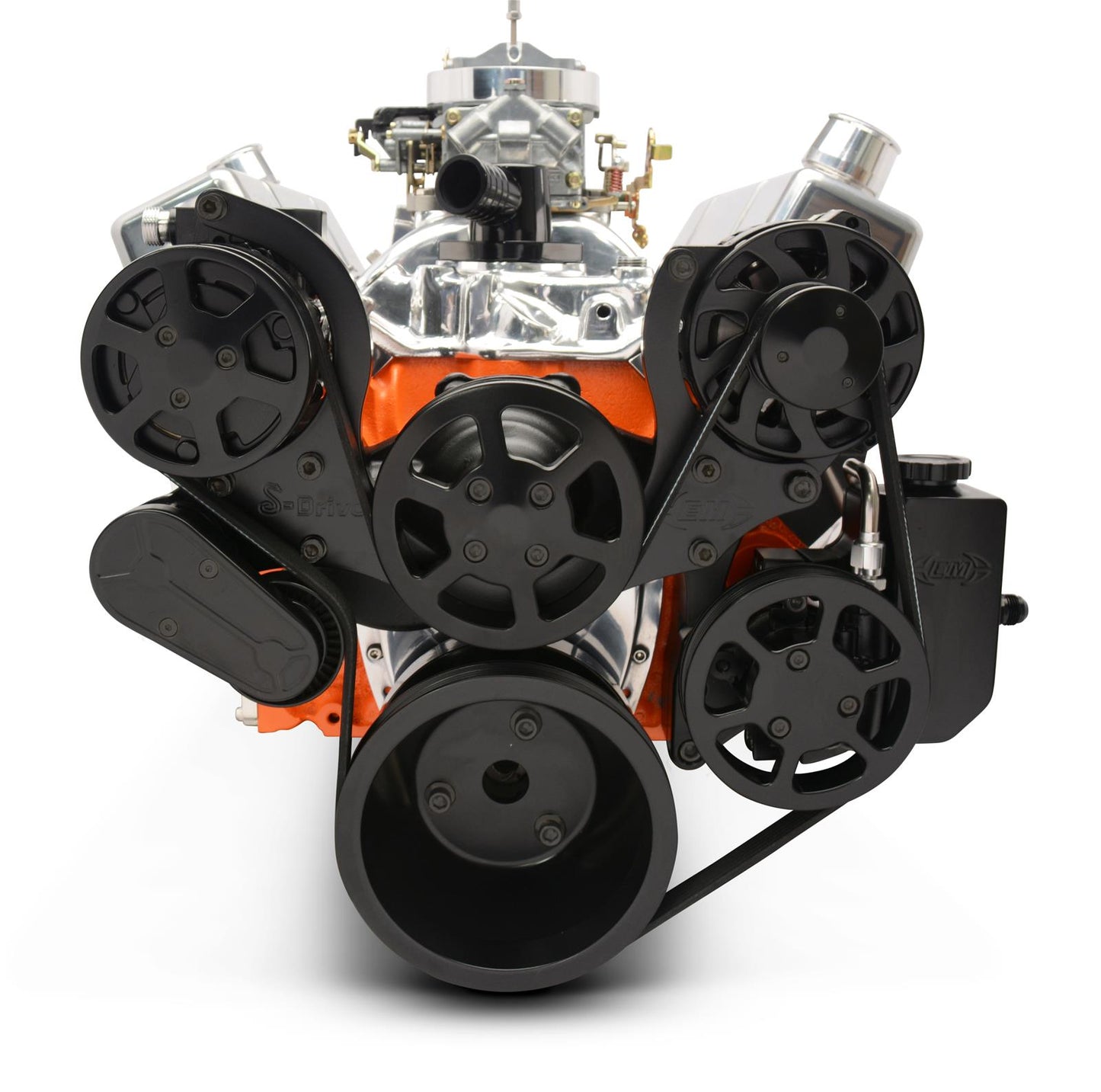 Eddie Motorsports - 8-Rib Serpentine Kit for Small-Block Chevy