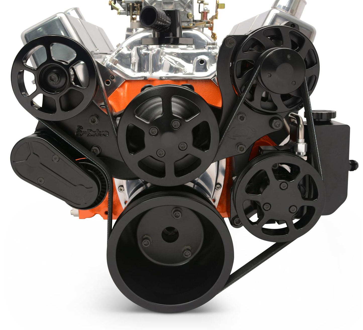 Eddie Motorsports - 8-Rib Serpentine Kit for Small-Block Chevy