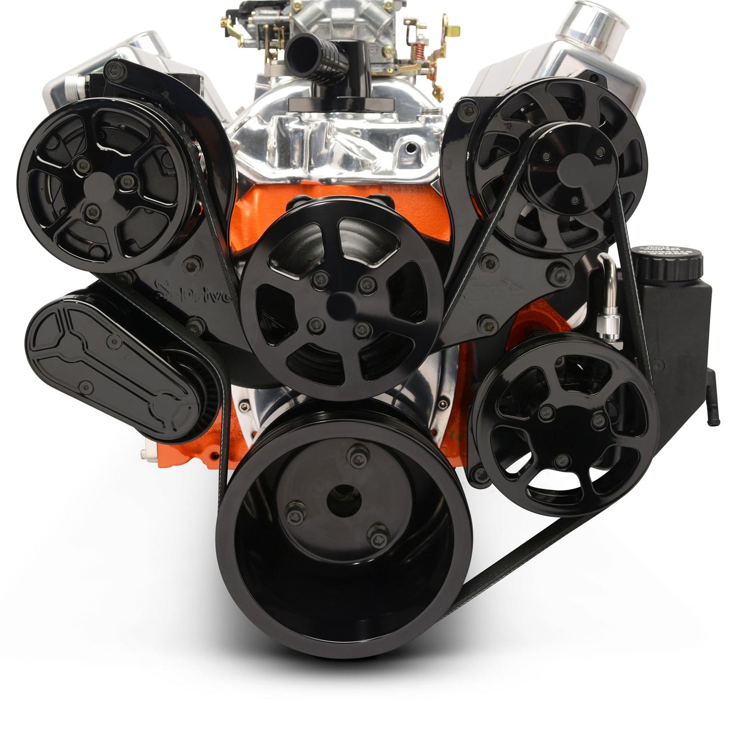 Eddie Motorsports - 6-Rib Serpentine Kit for Small-Block Chevy