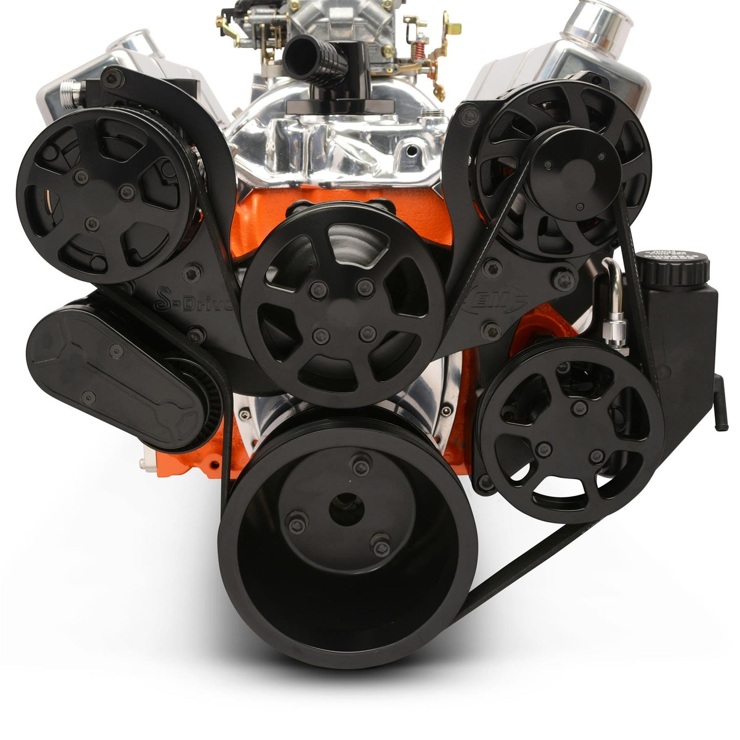 Eddie Motorsports - 6-Rib Serpentine Kit for Small-Block Chevy