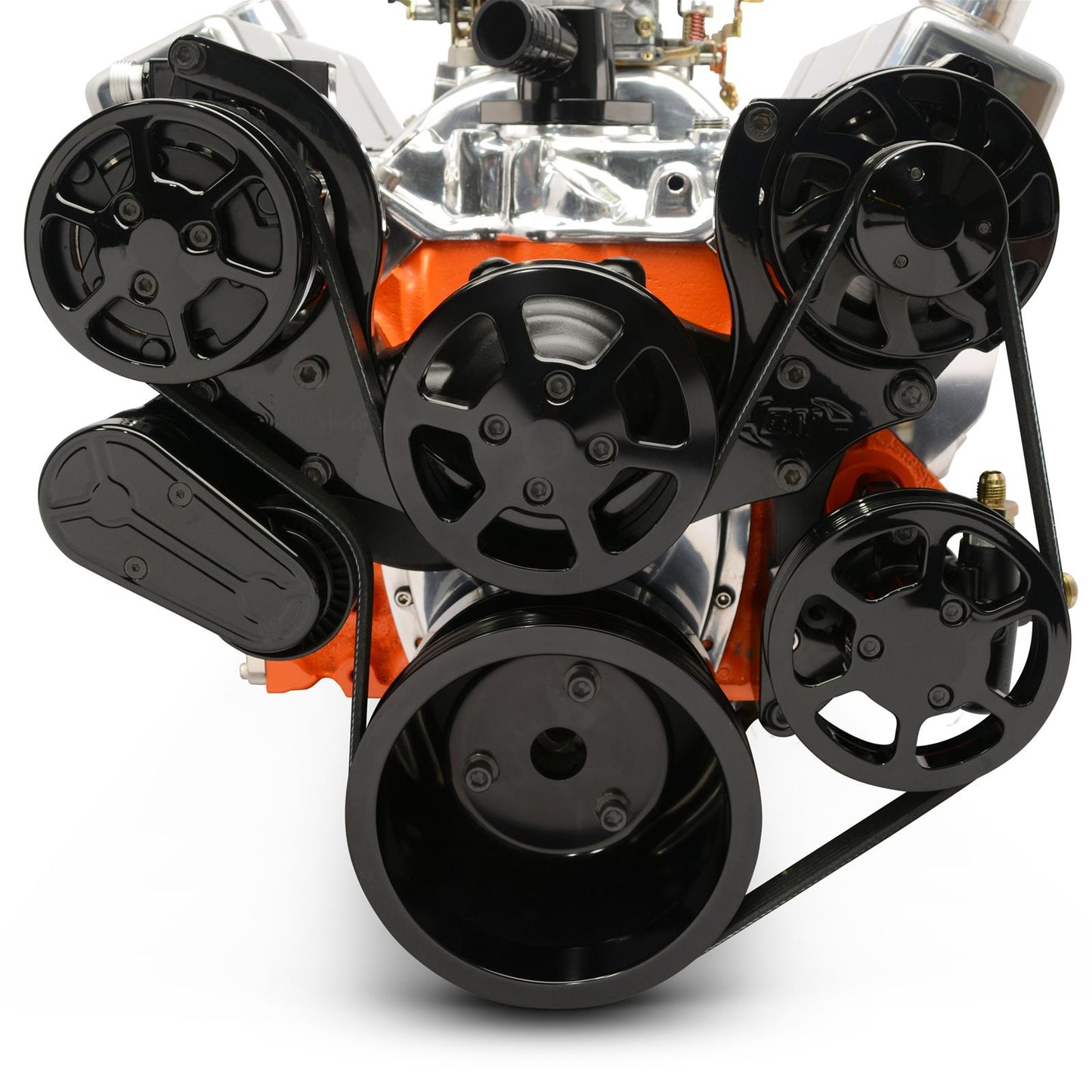 Eddie Motorsports - 6-Rib Serpentine Kit for Small-Block Chevy