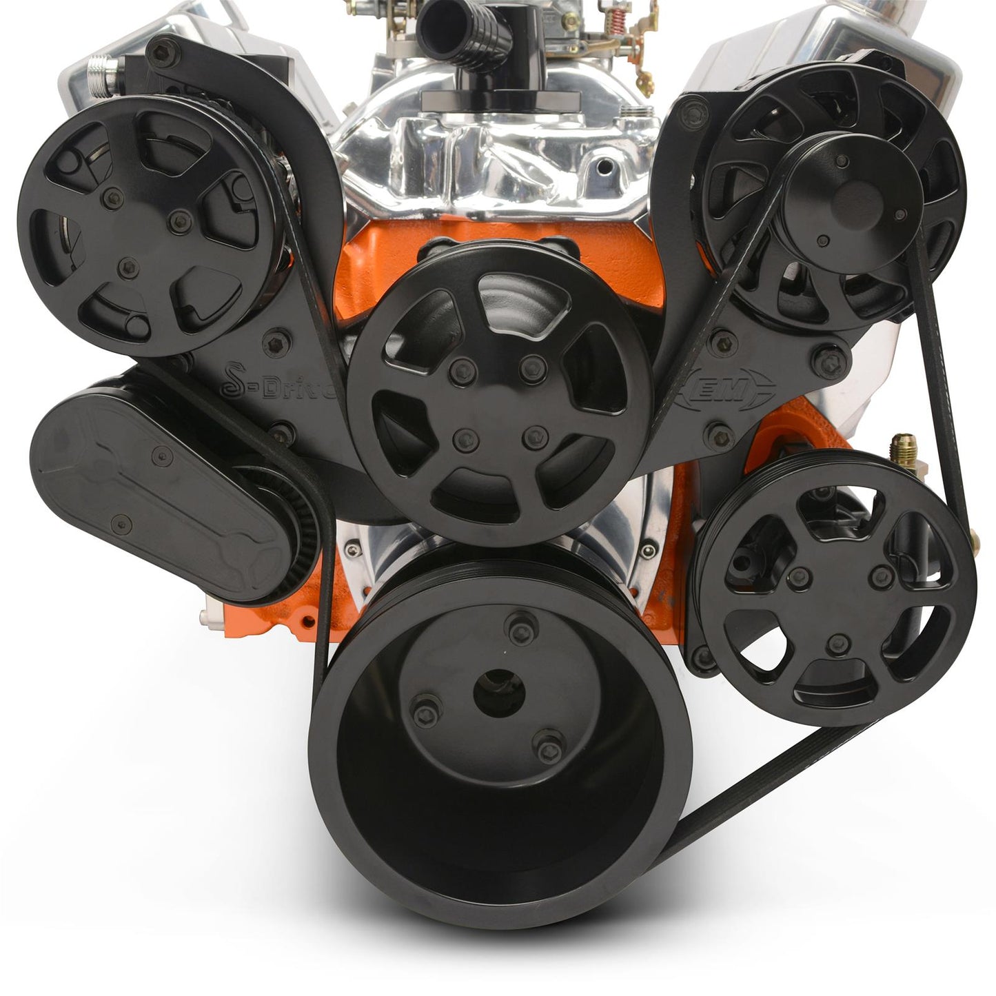 Eddie Motorsports - 6-Rib Serpentine Kit for Small-Block Chevy