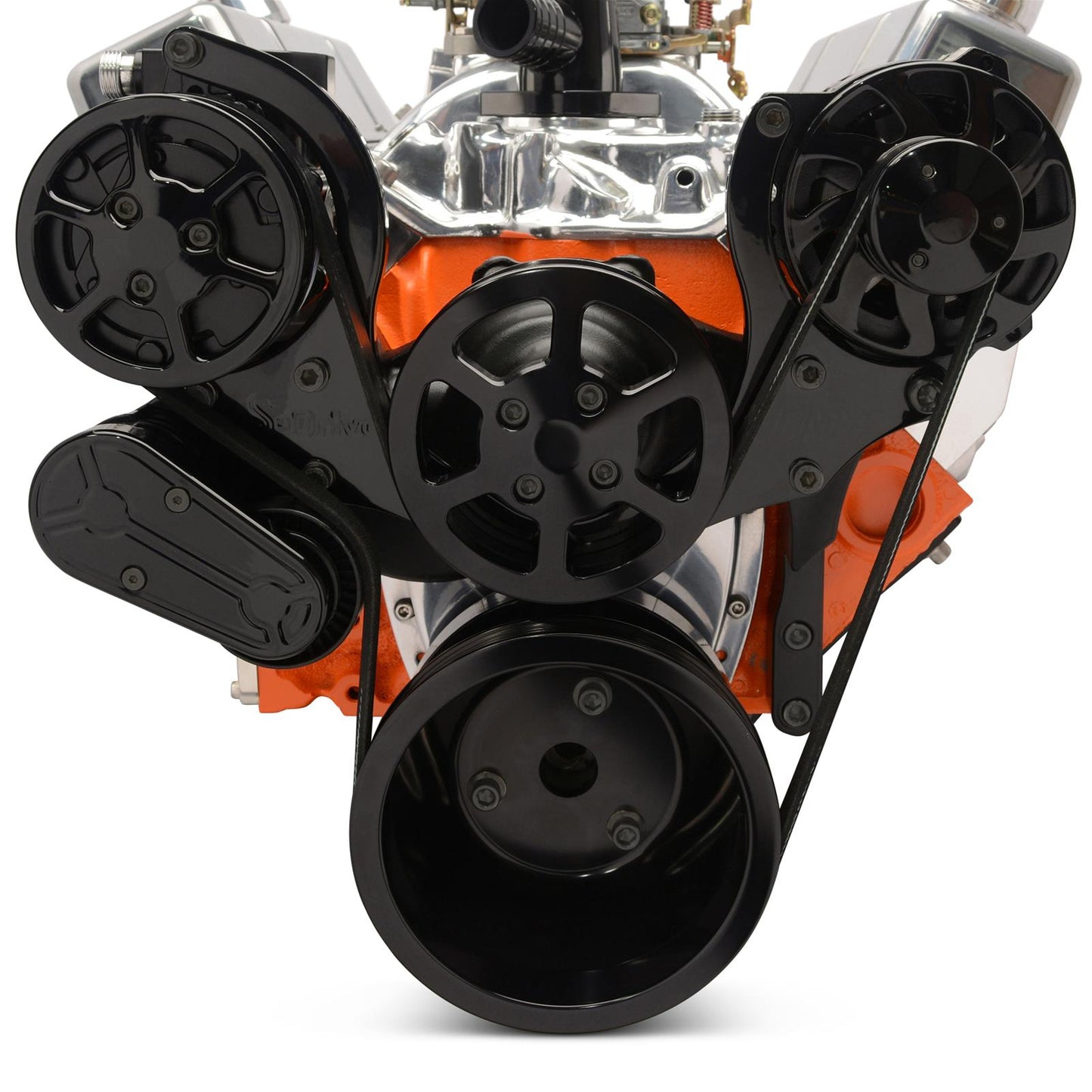 Eddie Motorsports - 6-Rib Serpentine Kit for Small-Block Chevy
