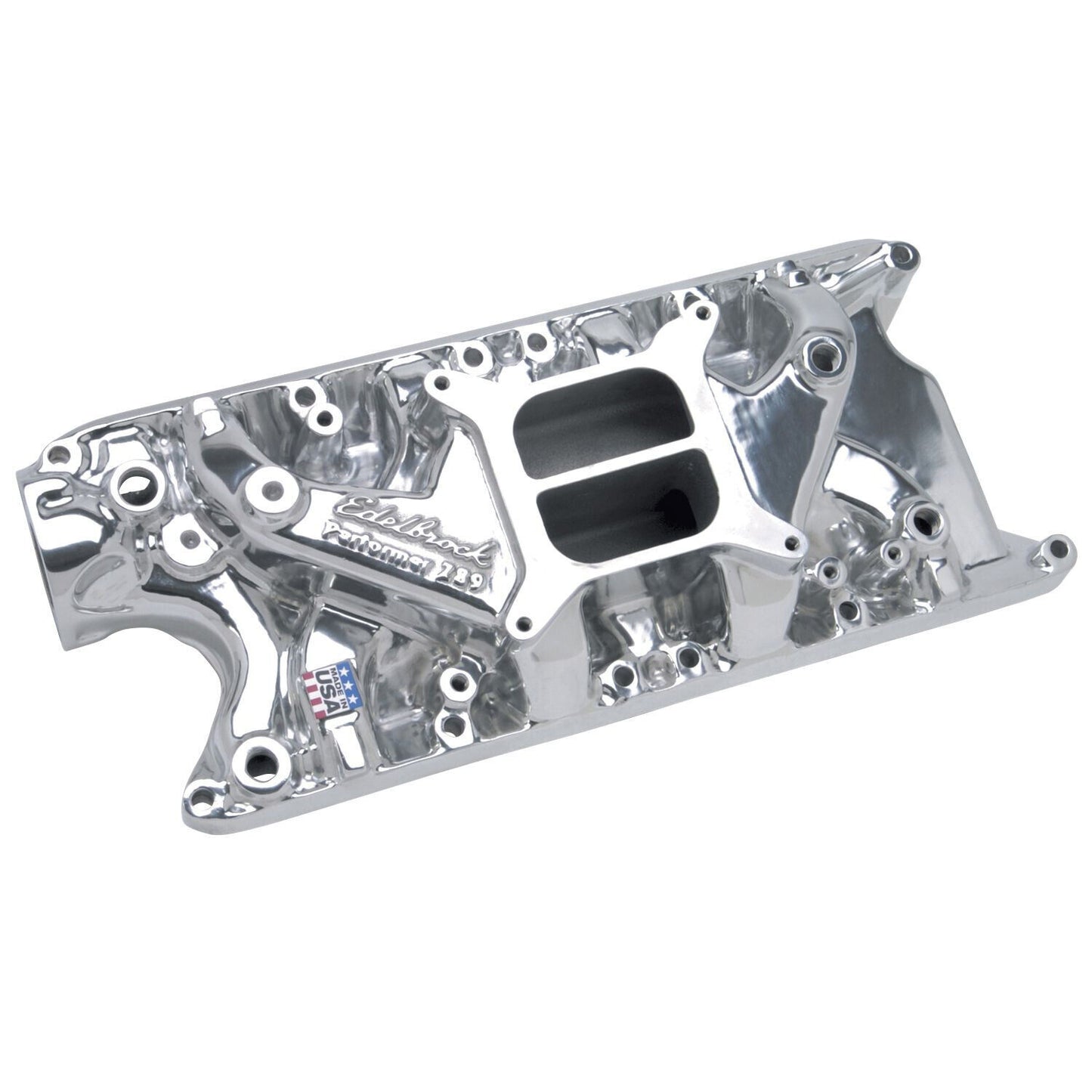 EDELBROCK #2121-CP - Performer Intake Manifold for Small-Block Ford - Chrome
