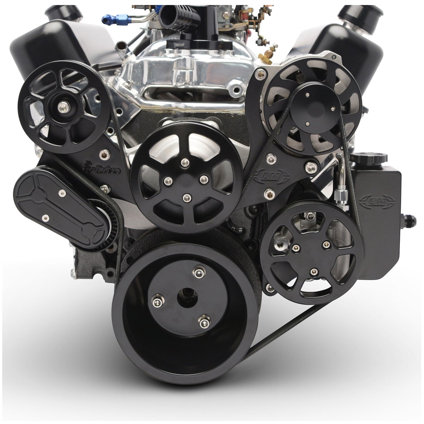 Eddie Motorsports - 6-Rib Serpentine Kit for Small-Block Chevy