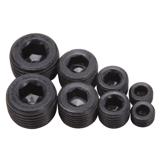 EDELBROCK #8051 - Pipe Plug Set - Black