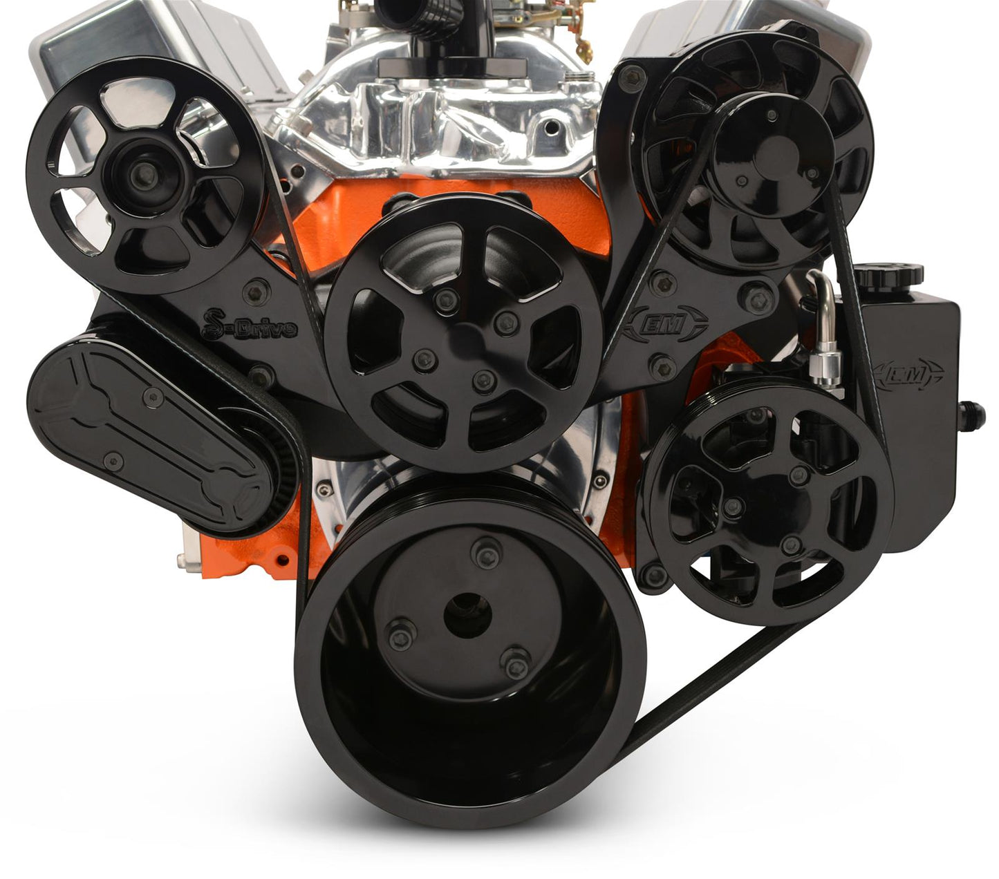 Eddie Motorsports - 6-Rib Serpentine Kit for Small-Block Chevy